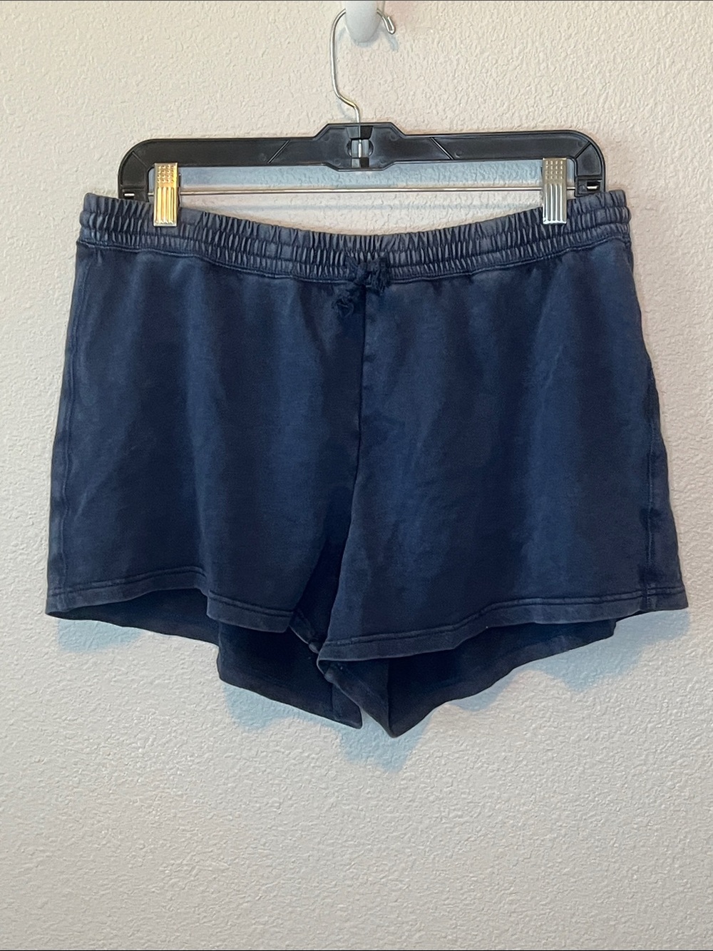 JCrew Magic Rinse Cotton Drawstring Casual Short Blue Size Small *flaw